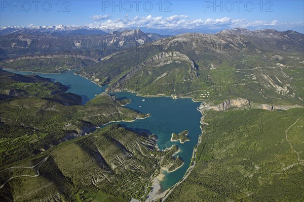 Lac et barrage de Castillon, Alpes-de-Haute-Provence