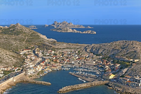 Marseille, le port des Goudes, Bouches-du-Rhône