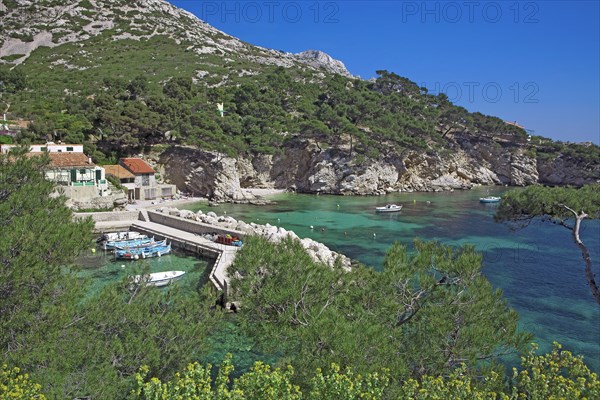 Marseille, la calanque de Sormiou, Bouches-du-Rhône