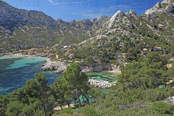 Marseille, la calanque de Sormiou, Bouches-du-Rhône