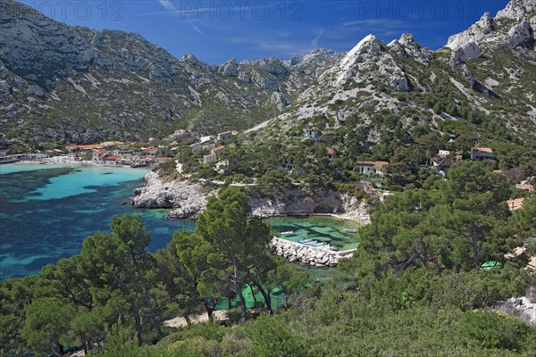 Marseille, la calanque de Sormiou, Bouches-du-Rhône