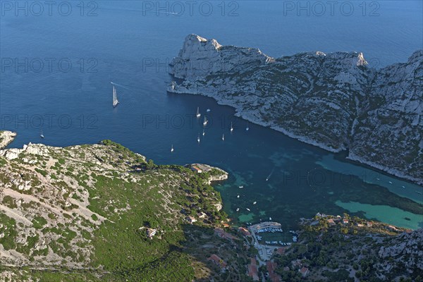 Marseille, la calanque de Sormiou, Bouches-du-Rhône