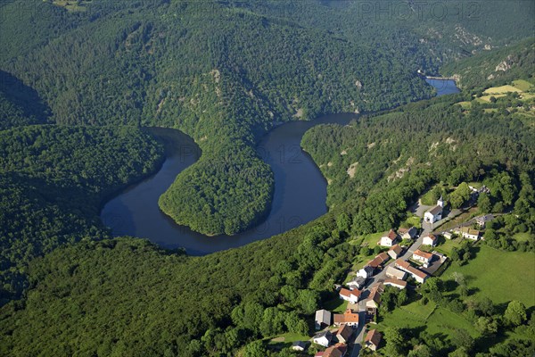 Gorges de la Sioule, le méandre de Queuille, Puy-de-Dôme