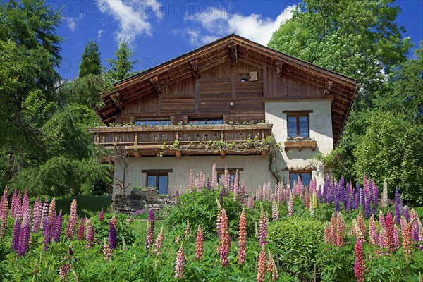 Chalet fleuri, Haute-Savoie