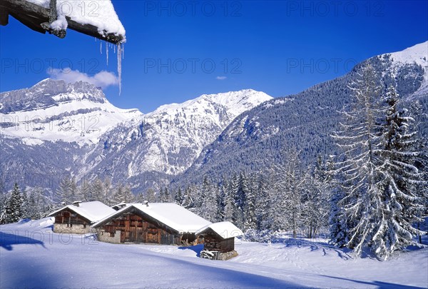 Paysage hivernal, Haute-Savoie