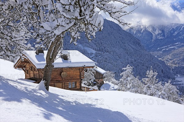 Paysage hivernal, Haute-Savoie