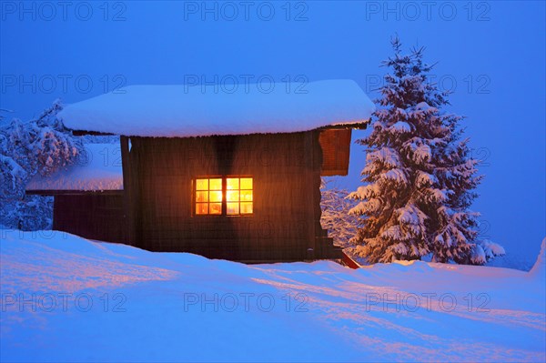 Paysage hivernal, Haute-Savoie