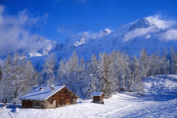 Paysage hivernal, Haute-Savoie