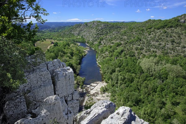 Gorges de Chassezac vers Berrias, Ardèche