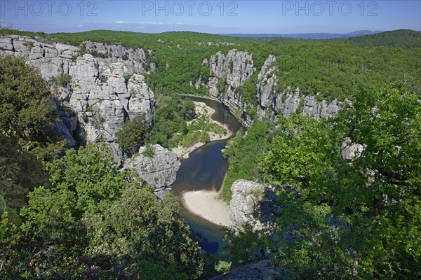 Gorges de Chassezac vers Berrias, Ardèche