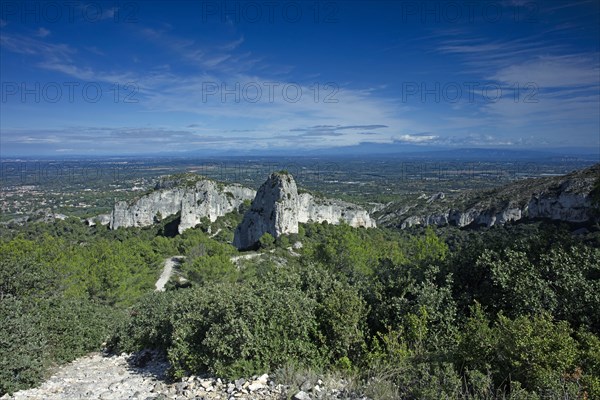 Le massif des Alpilles, Bouches-du-Rhône