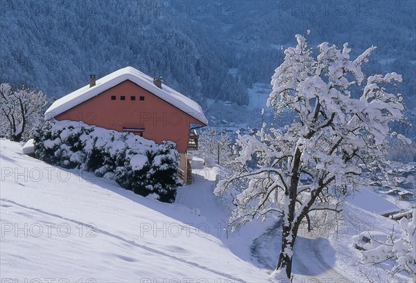 Winter landscape, Haute-Savoie