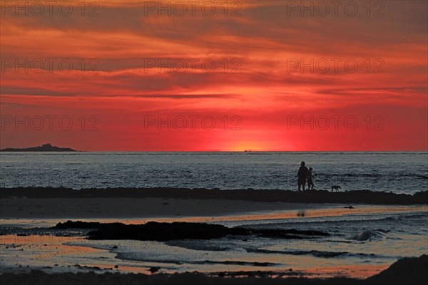 Coucher de soleil, Cotentin