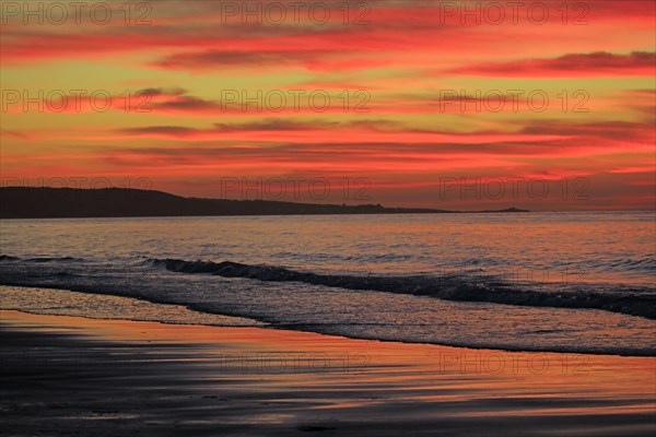 Coucher de soleil, Cotentin