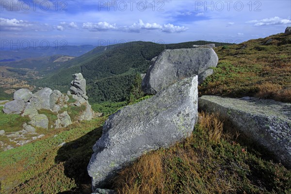 Génolhac, rocher de l'aigle, Gard