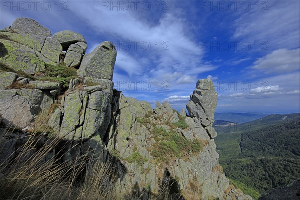 Génolhac, rocher de l'aigle, Gard