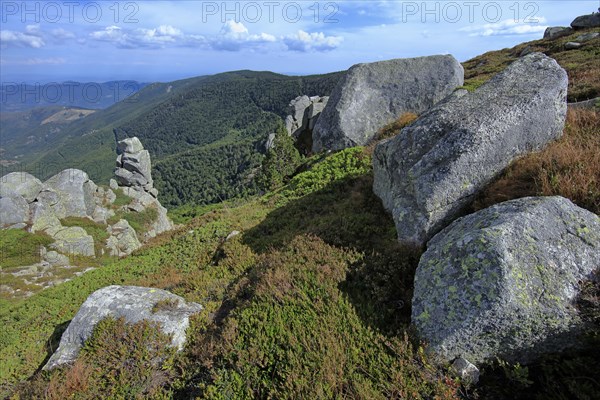 Génolhac, rocher de l'aigle, Gard