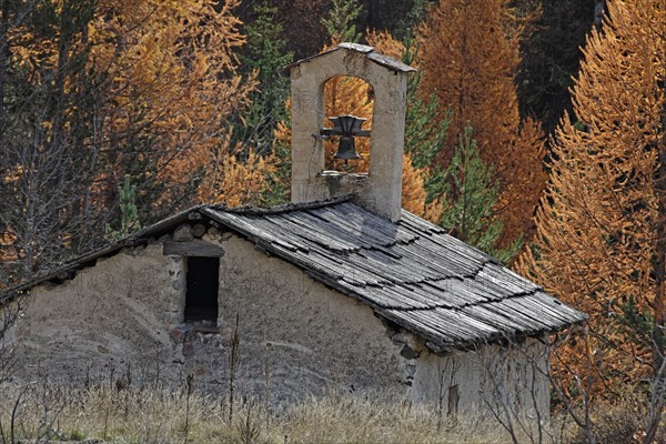 Névache en automne, Vallée de la Clarée, Hautes-Alpes