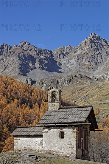 Névache, chapelle Sainte-Marie de Fontcouverte, Vallée de la Clarée, Hautes-Alpes