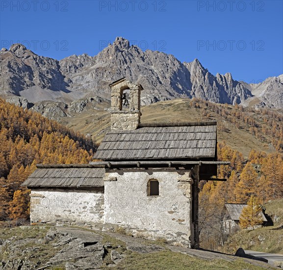 Névache, chapelle Sainte-Marie de Fontcouverte, Vallée de la Clarée, Hautes-Alpes