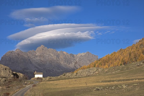 Névache, chapelle Sainte-Barbe, Vallée de la Clarée, Hautes-Alpes