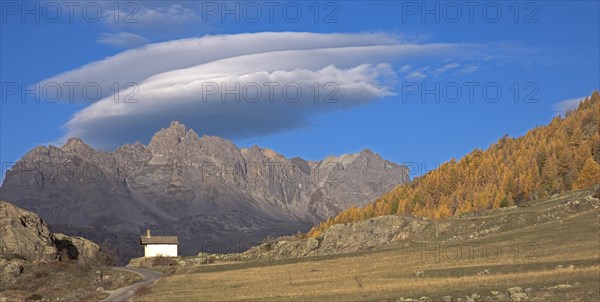 Névache, chapelle Sainte-Barbe, Vallée de la Clarée, Hautes-Alpes