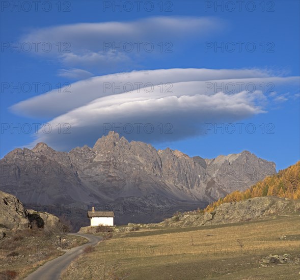 Névache, chapelle Sainte-Barbe, Vallée de la Clarée, Hautes-Alpes