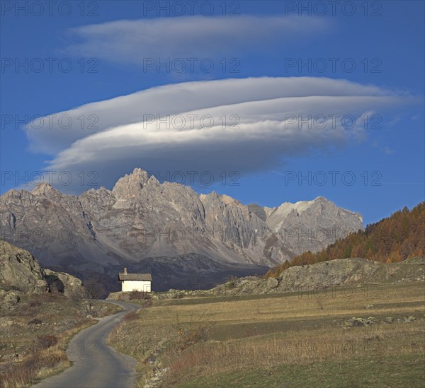 Névache, chapelle Sainte-Barbe, Vallée de la Clarée, Hautes-Alpes