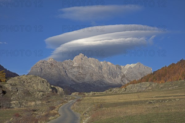 Névache en automne, Vallée de la Clarée, Hautes-Alpes