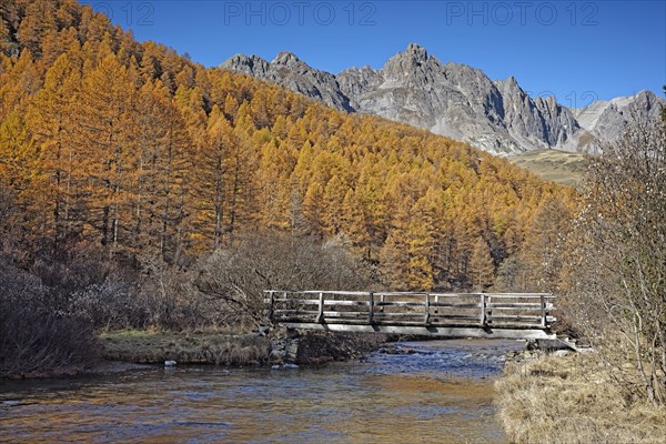 Névache in autumn, Clarée Valley, Hautes-Alpes