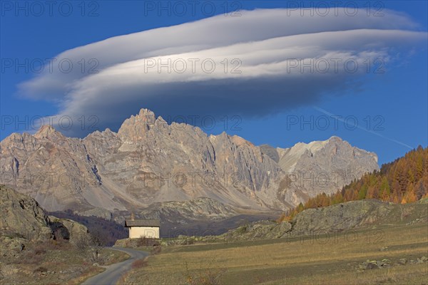 Névache, chapelle Sainte-Barbe, Vallée de la Clarée, Hautes-Alpes