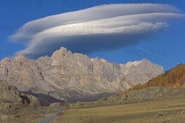 Névache in autumn, Clarée Valley, Hautes-Alpes