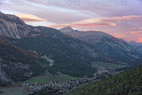 Névache in autumn, Clarée Valley, Hautes-Alpes