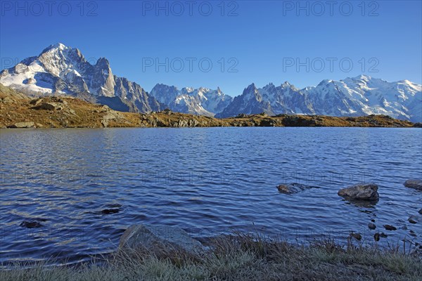 Le lac des Chéserys, massif du Mont-Blanc, Haute-savoie