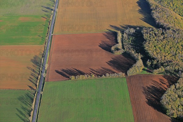 Paysage agricole du Causses, Aveyron