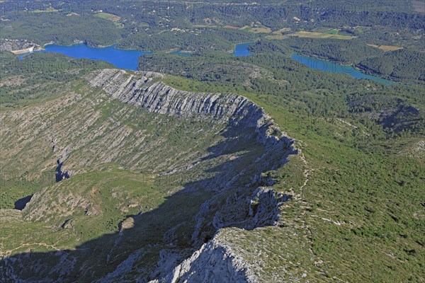 The Bimont dam, Bouches-du-Rhône