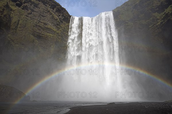 Islande, la cascade de Skogafoss