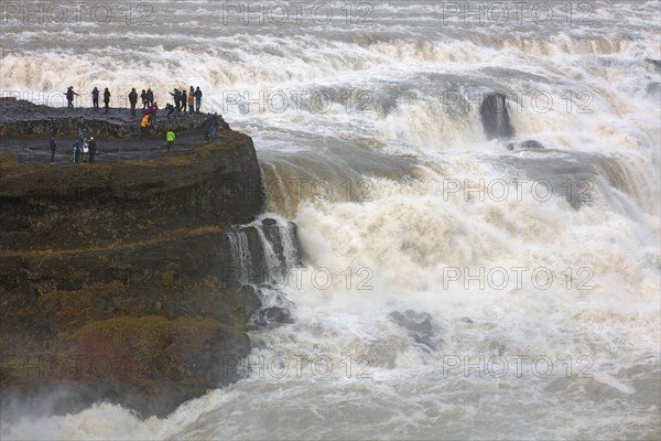 Islande, Hvita, cascade de Gullfoss