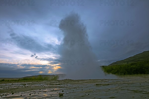 Iceland, the Geysir geothermal area