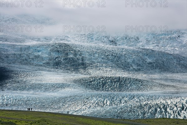 Iceland, Breidamerkurjökull glacier and Jökulsárlón lagoon