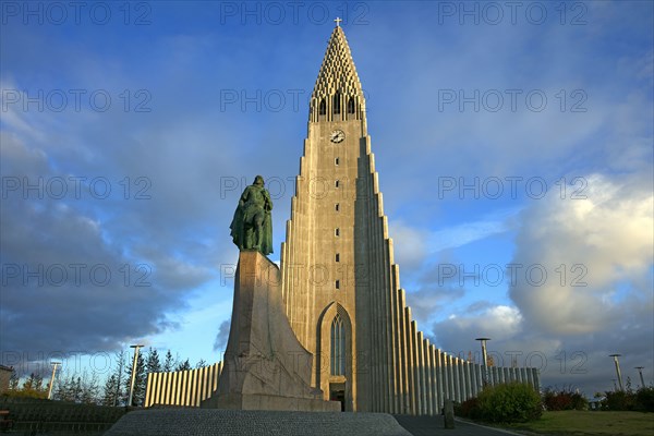 Iceland, Reykjavik, Hallgrímskirkja Church