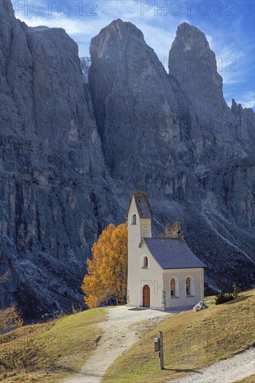 Chapelle de San Maurizio, Passo Gardena, Italie