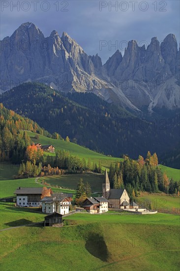 Santa Maddalena, Dolomites, Italie