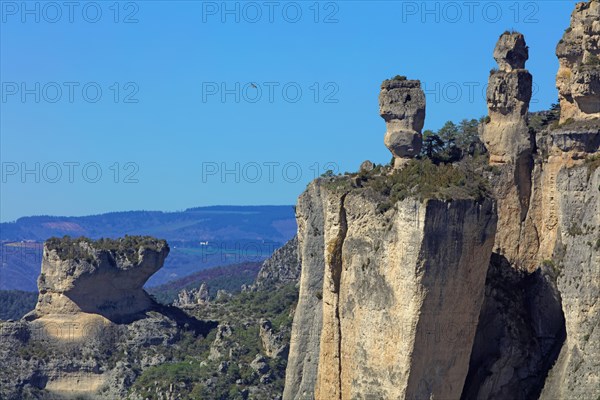 Landscape in the Cévennes, Aveyron