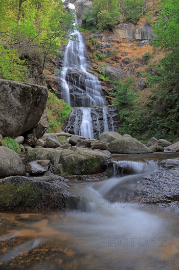 La cascade de Runes, Lozère