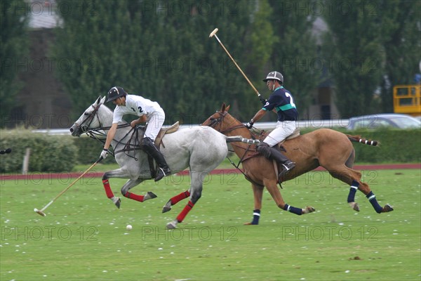 France, Basse Normandie, calvados, cote fleurie, deauville, polo, sport cheval, competition barriere golden, polo cup, hippodrome,