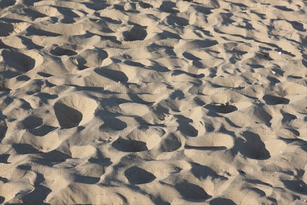 France, Basse Normandie, calvados, cabourg, plage, maree basse, effets de matieres avec le sable, maree basse, ondes,