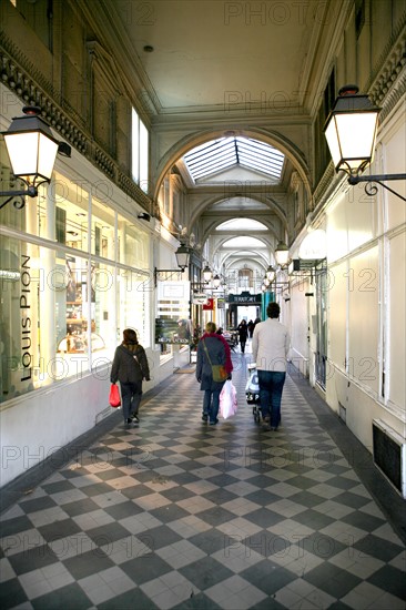 France, covered walkway