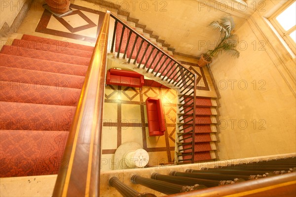 France, Paris 9e, mairie du 9e, 6 rue drouot, hotel particulier, hotel d'Augny, escalier d'honneur