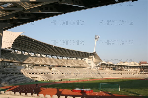 France, Paris 13e, stade charlety, boulevard kellermann, avenue pierre de coubertin, sport, piste, athletisme,
Architectes : Bruno et Henri Gaudin